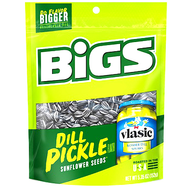 Bigs Sunflower Seeds Vlasic Dill Pickle 5.35oz Bag 